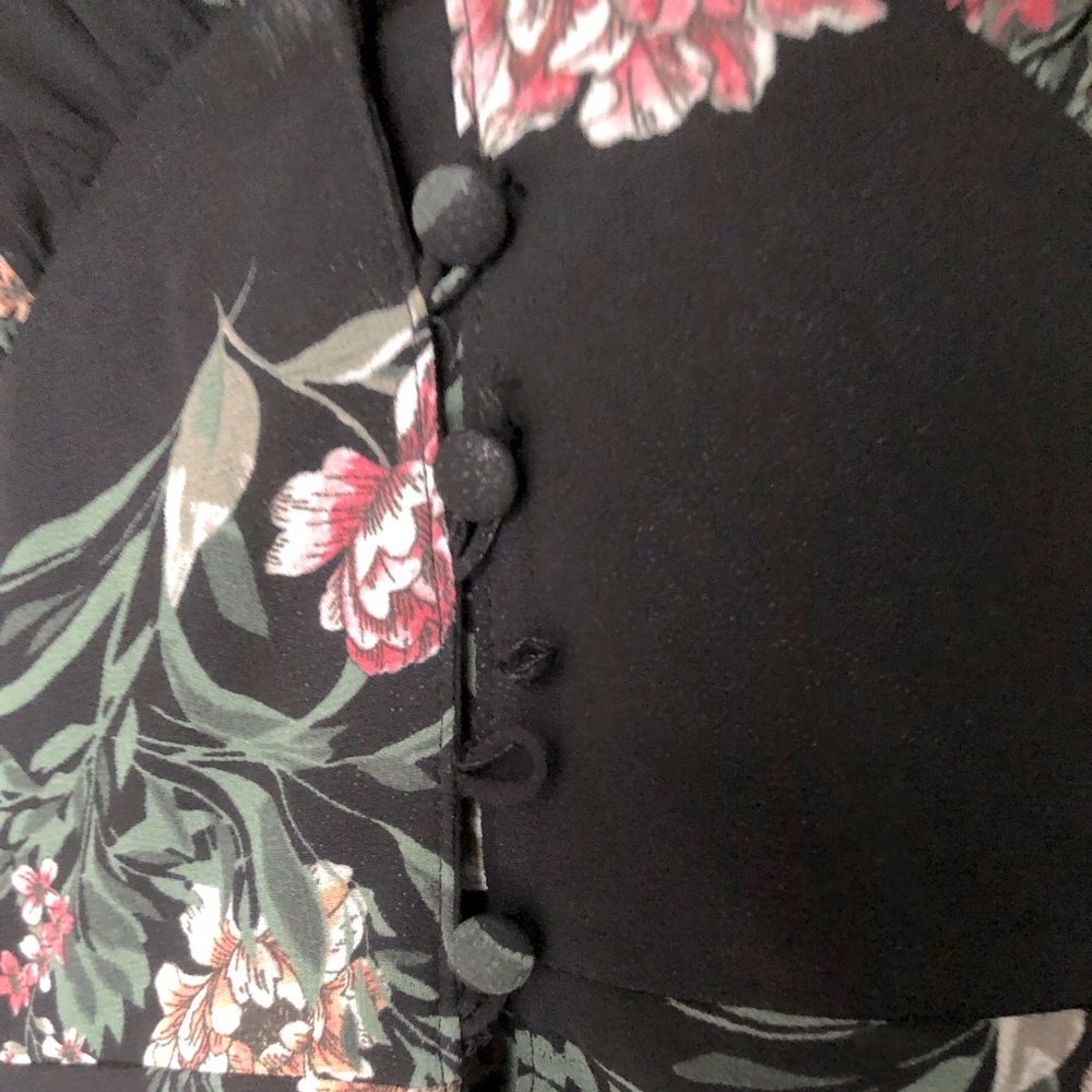 ASTR Floral Button Up Midi Dress - Picture 3 of 6